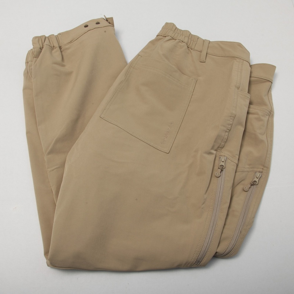 BÆRSKIN Tactical Cargo Pants Men's 2XL Beige Water-Resistant Stretch Outdoor